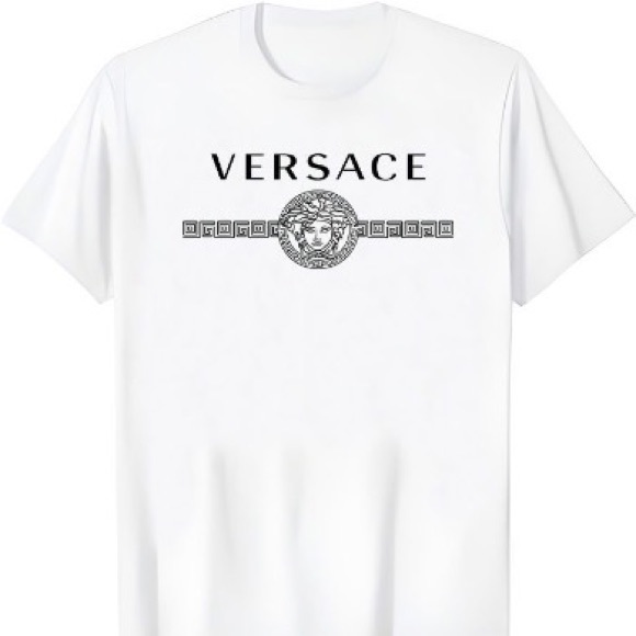 vercase Other - NWT - Versace Style White La Greca Logo T-shirt - Unisex